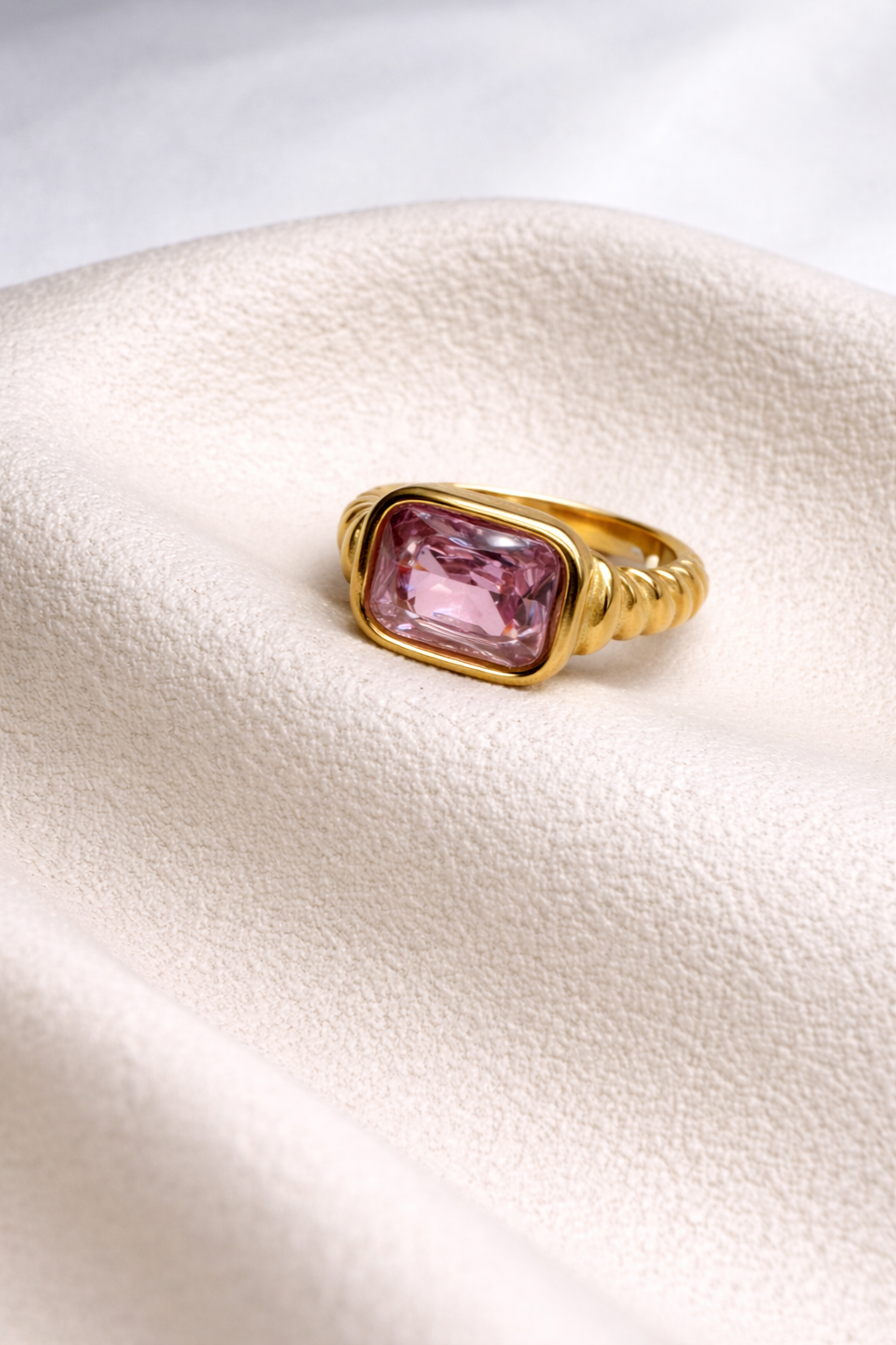Bague “VELOURA PINK“
